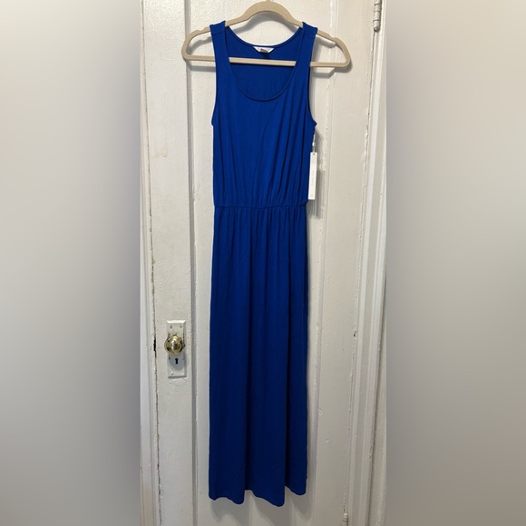 Caslon Vibrant Blue Sleeveless Maxi Dress - Picture 1 of 6
